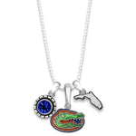 Charger l&#39;image dans la galerie, Game Day State Jewel Charm Necklace-Necklaces-Lagniappe Junk 
