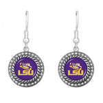 Load image into Gallery viewer, LSU Geaux Tigers Slogan Necklace-Necklace-Lagniappe Junk 
