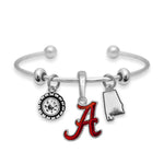 Cargar imagen en el visor de la galería, Game Day State Jewel Charm Bracelet-Necklaces-Lagniappe Junk 
