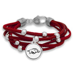 Cargar imagen en el visor de la galería, Game Day Faux Leather Cord Charm Bracelet-Necklaces-Lagniappe Junk 

