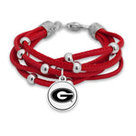 Load image into Gallery viewer, Game Day Faux Leather Cord Charm Bracelet-Necklaces-Lagniappe Junk 
