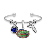 Загрузить изображение в средство просмотра галереи, Game Day State Jewel Charm Bracelet-Necklaces-Lagniappe Junk 
