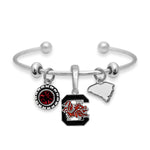 Load image into Gallery viewer, Game Day State Jewel Charm Bracelet-Necklaces-Lagniappe Junk 
