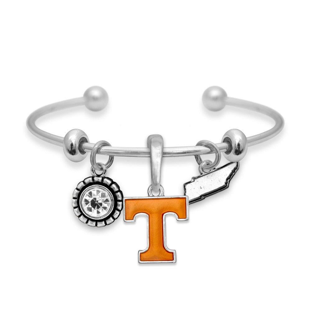 Tennessee Game Day Jewel Charm Bracelet-Bracelet-Lagniappe Junk 
