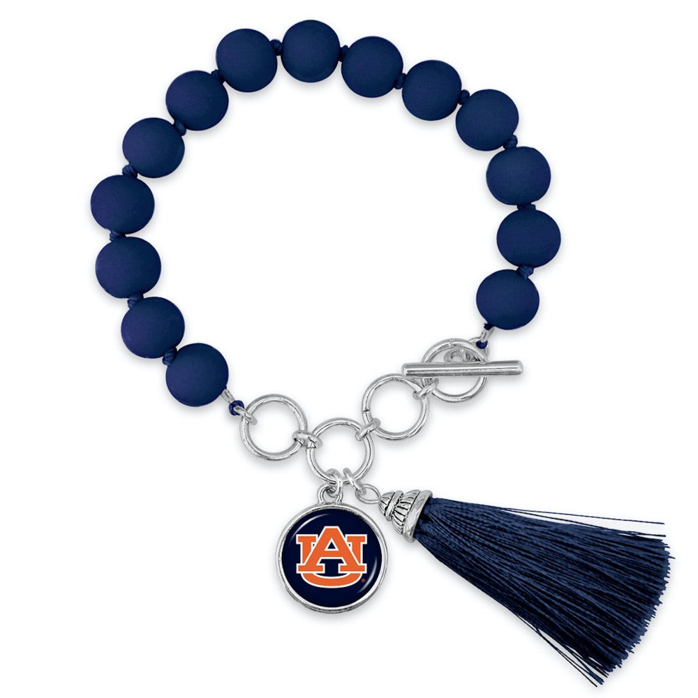 University of Auburn Tigers Game Day Tassel Bracelet-bracelet-Lagniappe Junk 