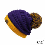 Load image into Gallery viewer, C.C. Collegiate Game Day Team Beanie-Beanie-Lagniappe Junk 
