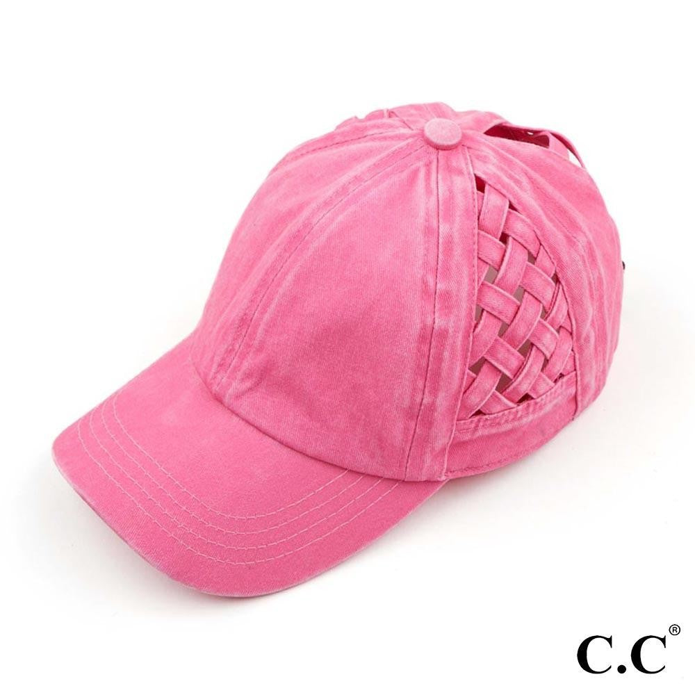 LV Ponytail Cap - Blue – Pink Magnolia Boutique LLC