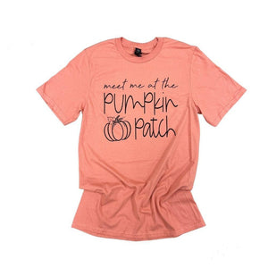 "Meet Me at the Pumpkin Patch" Fall Graphic Tee-Lagniappe Junk 