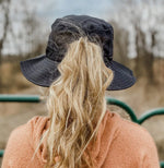 Загрузить изображение в средство просмотра галереи, C.C SPORTS MESH BUCKET HAT WITH PONY OPENING-Sun Hat-Lagniappe Junk 
