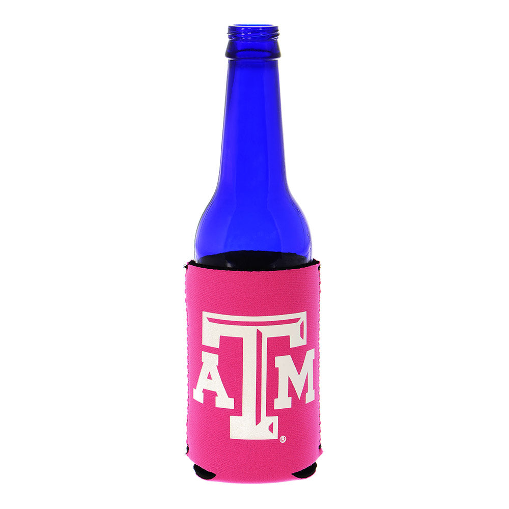 Texas A & M Hot Pink Coozy-Coozie-Lagniappe Junk 