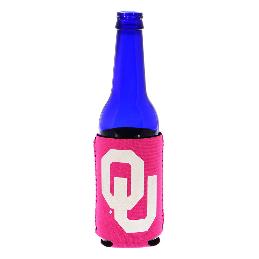 Oklahoma University Logo Hot Pink Coozy-coozy-Lagniappe Junk 