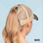 Load image into Gallery viewer, C.C. Camouflage USA Flag High Ponytail Cap-Ponytail Cap-Lagniappe Junk 

