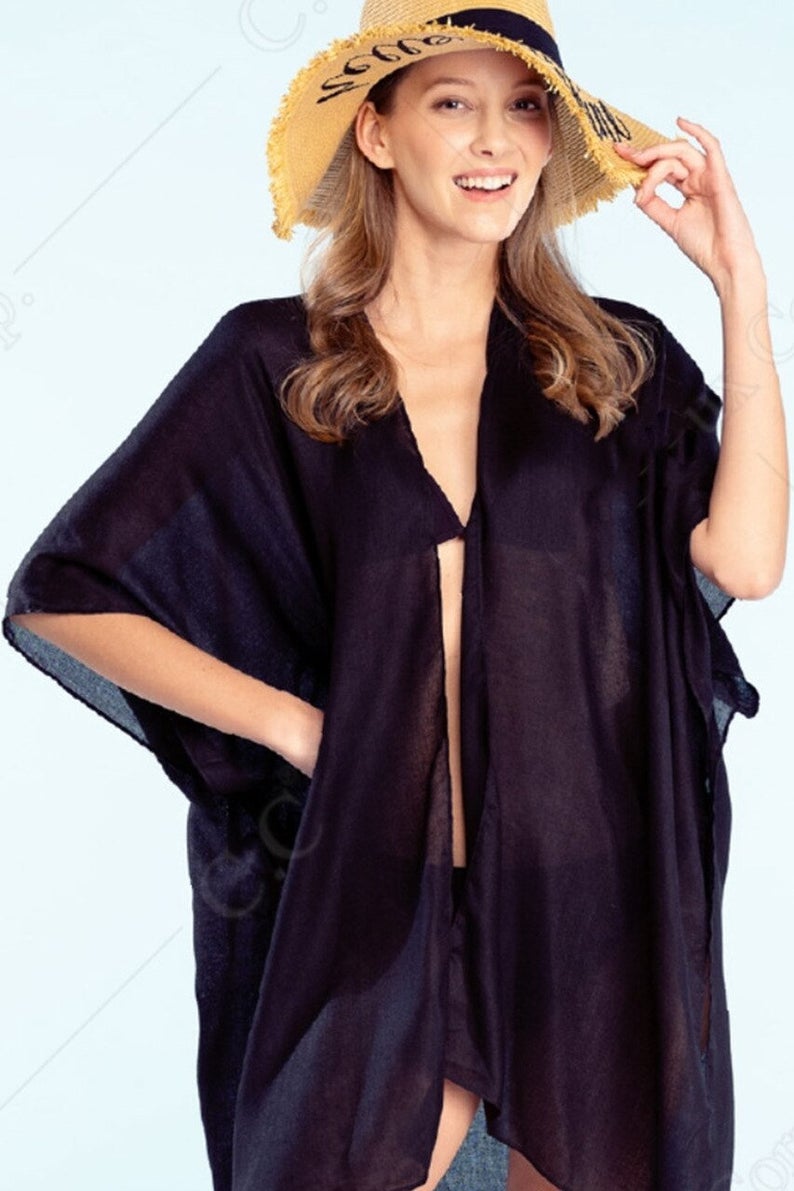 C.C Beach Cover Up - Dressing Cover Ups - Robe - Bridal Party - Bride Tribe-Lagniappe Junk 