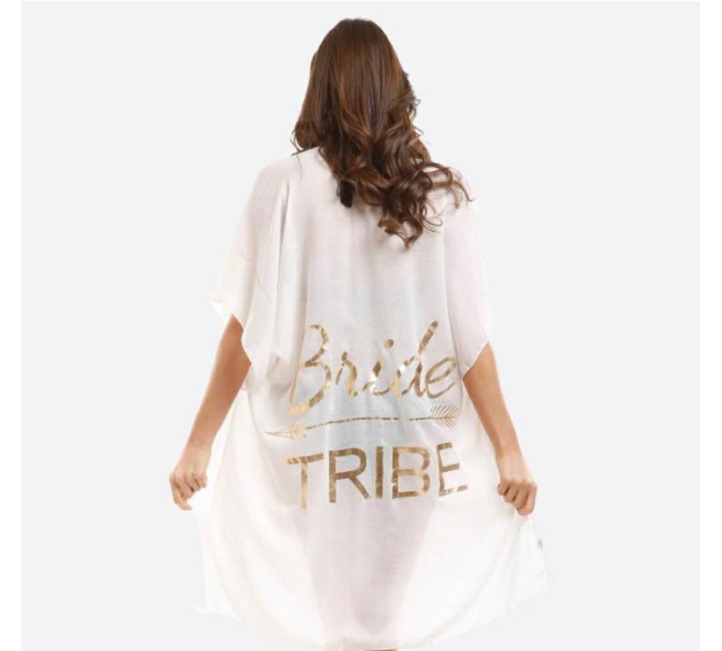 C.C Beach Cover Up - Dressing Cover Ups - Robe - Bridal Party - Bride Tribe-Lagniappe Junk 