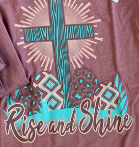Rowdy Crowd "Rise and Shine" Easter Egg Tee-Lagniappe Junk 