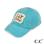 Load image into Gallery viewer, I Do Crew Embroidered CC Ball Cap-Lagniappe Junk 
