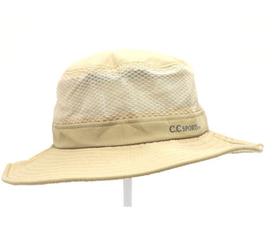 C.C SPORTS MESH BUCKET HAT WITH PONY OPENING-Sun Hat-Lagniappe Junk 